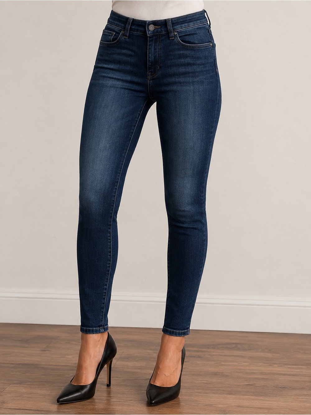 BANANA REPUBLIC Y2K Indigo Blue Women’s Skinny Stretch Jeans Flattering Sz 10